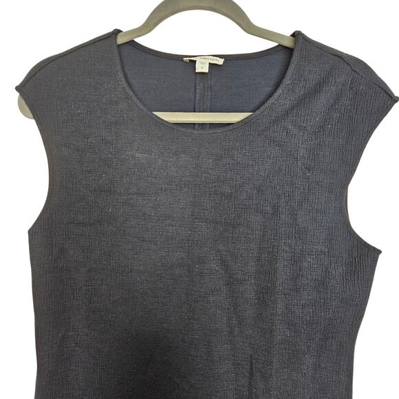 Standard James Perse Dress Navy Blue Sheath Dress Cap Sleeve Women 3 (Large) - Picture 2 of 7